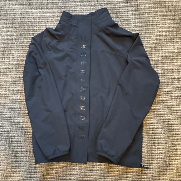 UNDER ARMOUR Black Jacket Women's XL UA RECOVER Fall Winter Windbreaker Warm - Picture 1 of 6